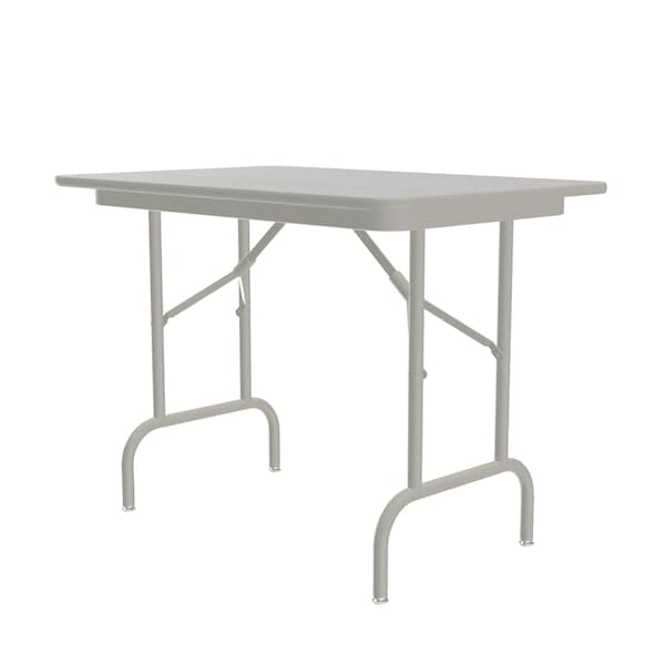 CF Melamine Folding Tables - Keyboard Height 24x36 Gray Granite
